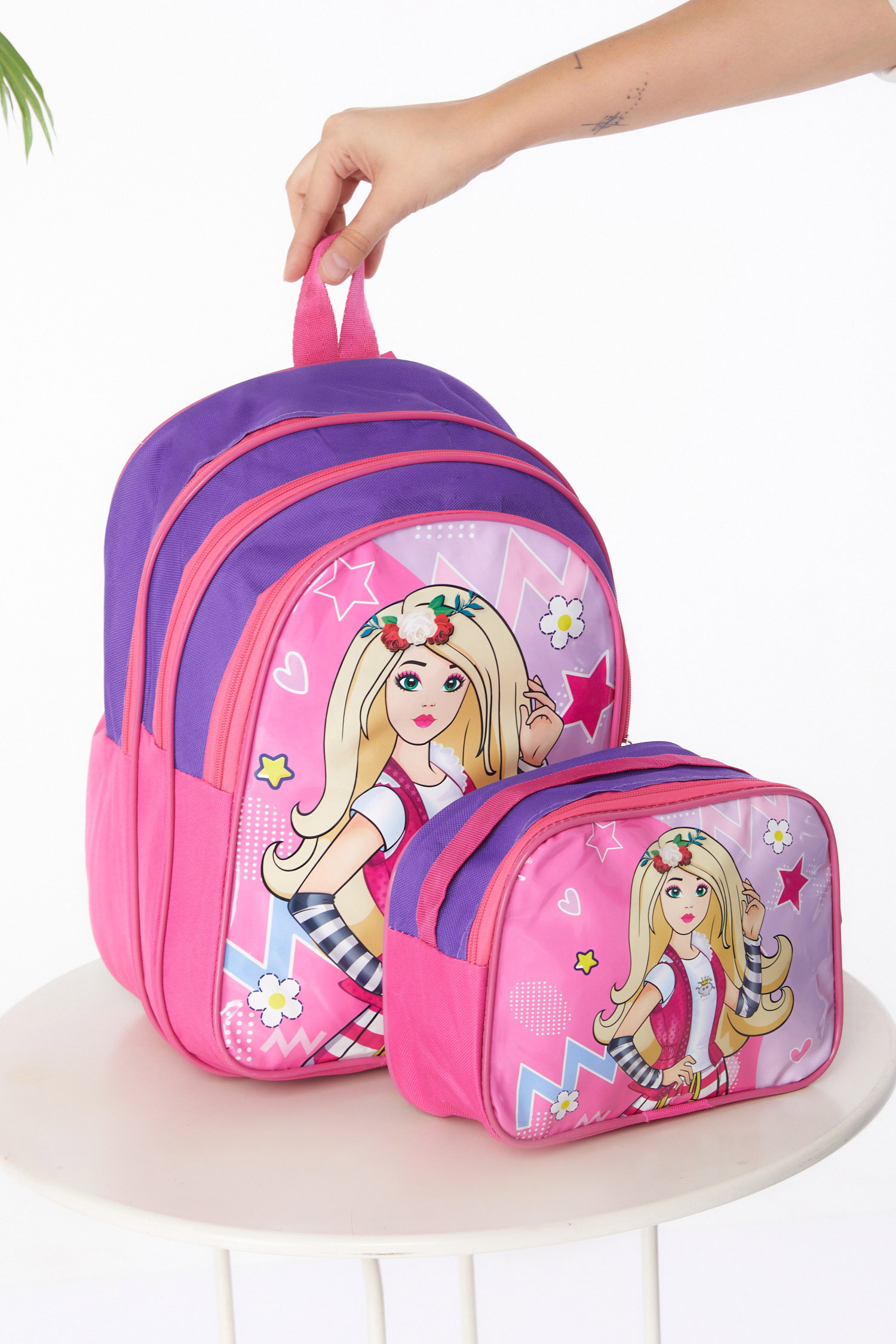 Kız Çocuk D3 Pembe Sırt Çantası Beslenme - 26167 - 1