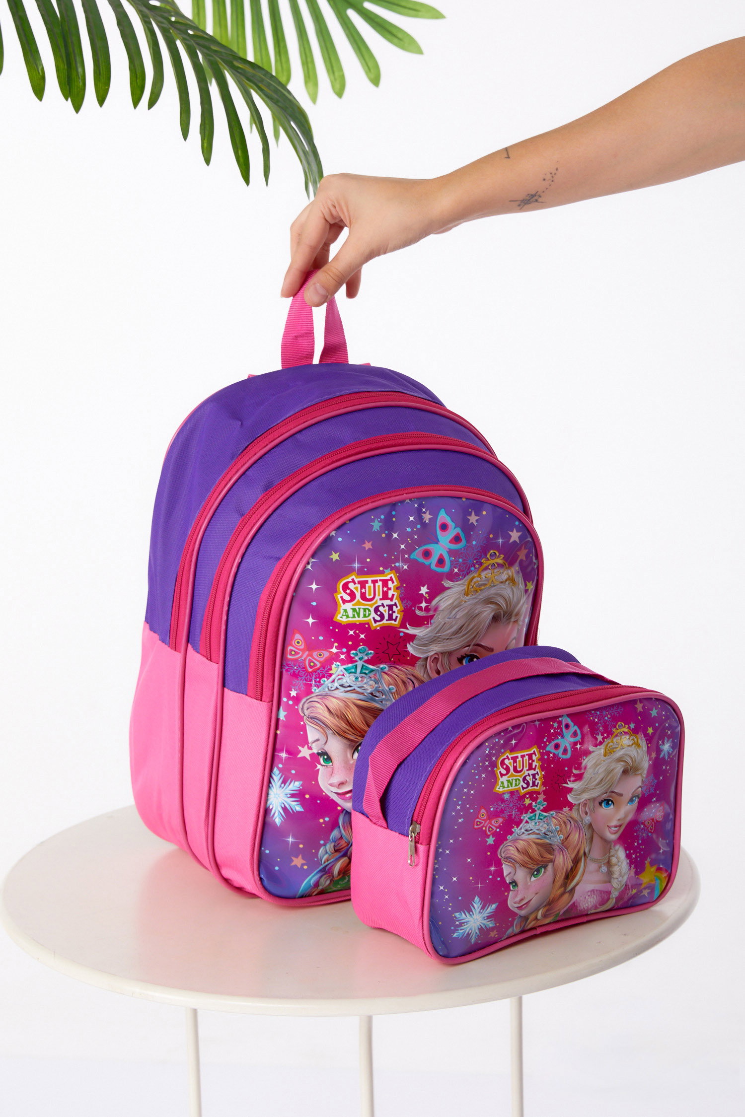 Kız Çocuk D4 Pembe Sırt Çantası Beslenme - 26167 - 1