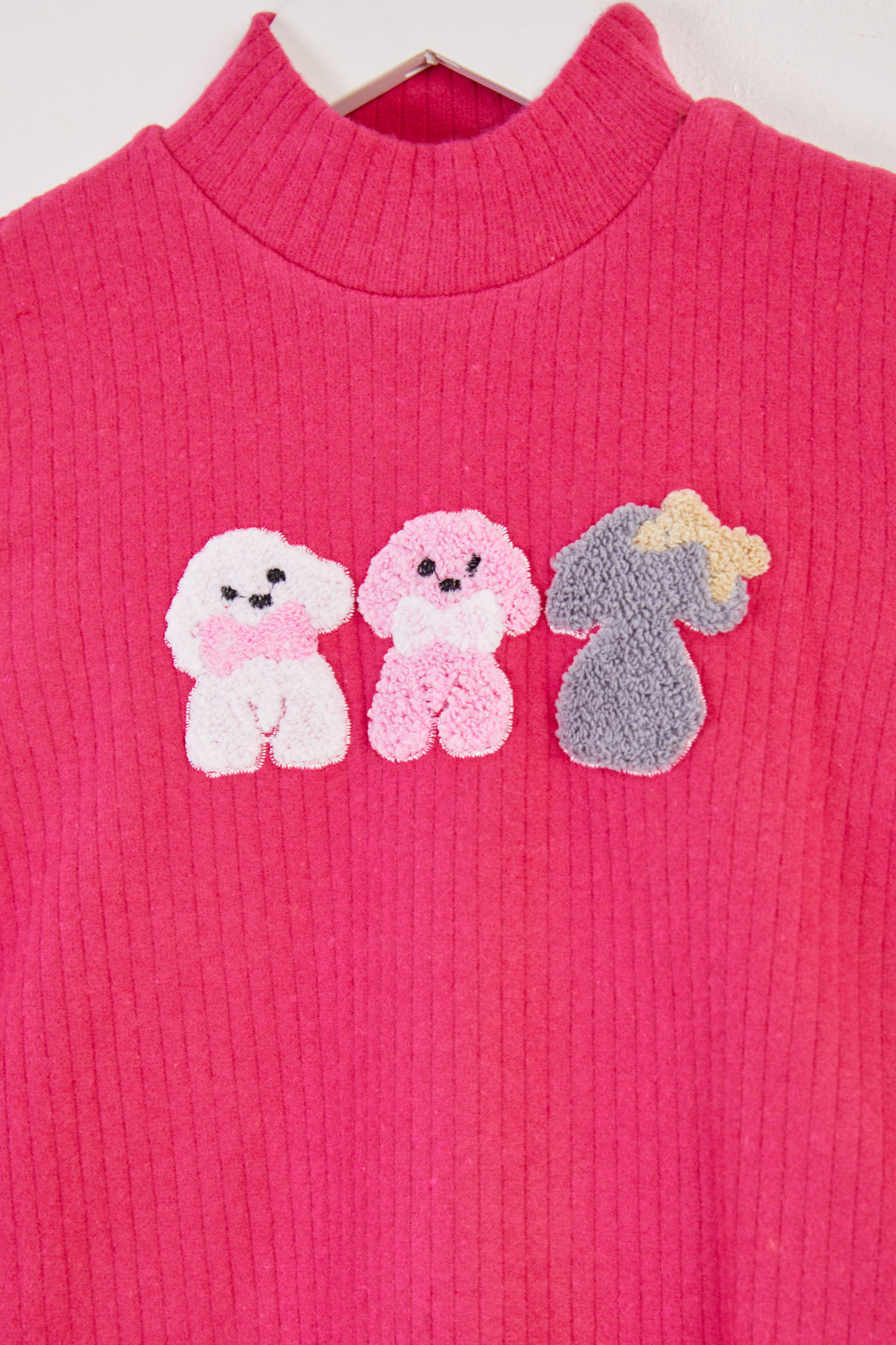 Kız Çocuk Fusya Baskılı Pijama Takımı - 26443 - 2