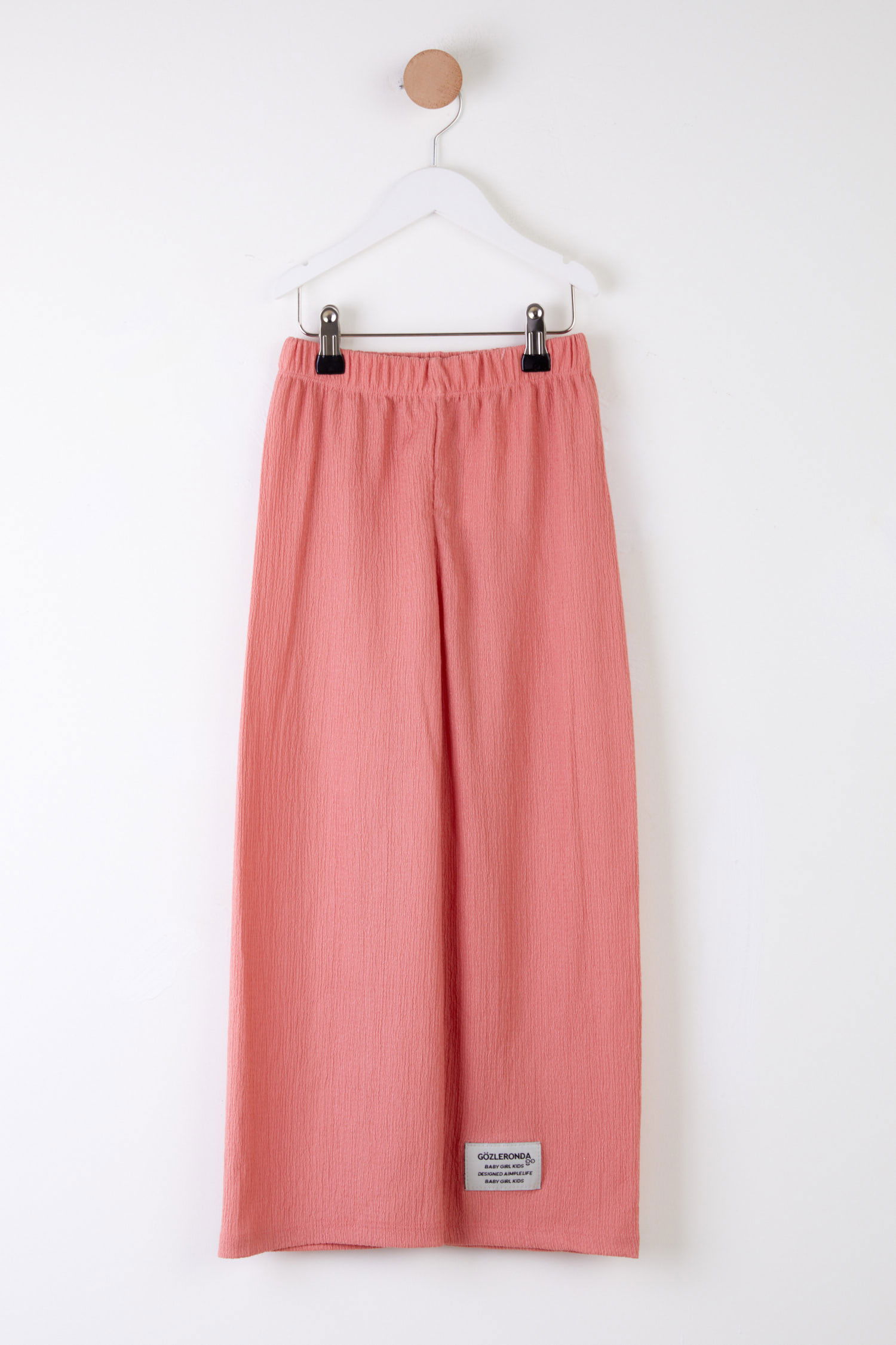 Kız Çocuk Gül Arma Detaylı Pijama Altı - 25488 - 1