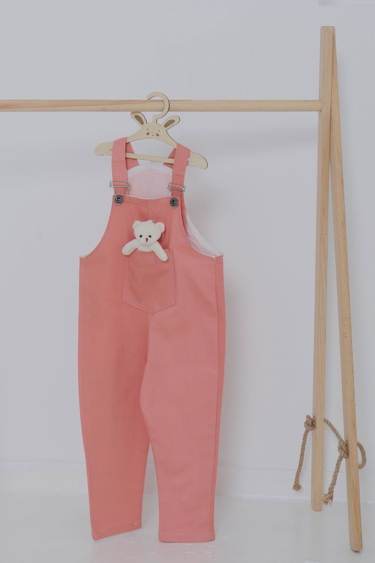 Kız Çocuk Gül Ayıcıklı Slopet - 27064 - TOFİSA