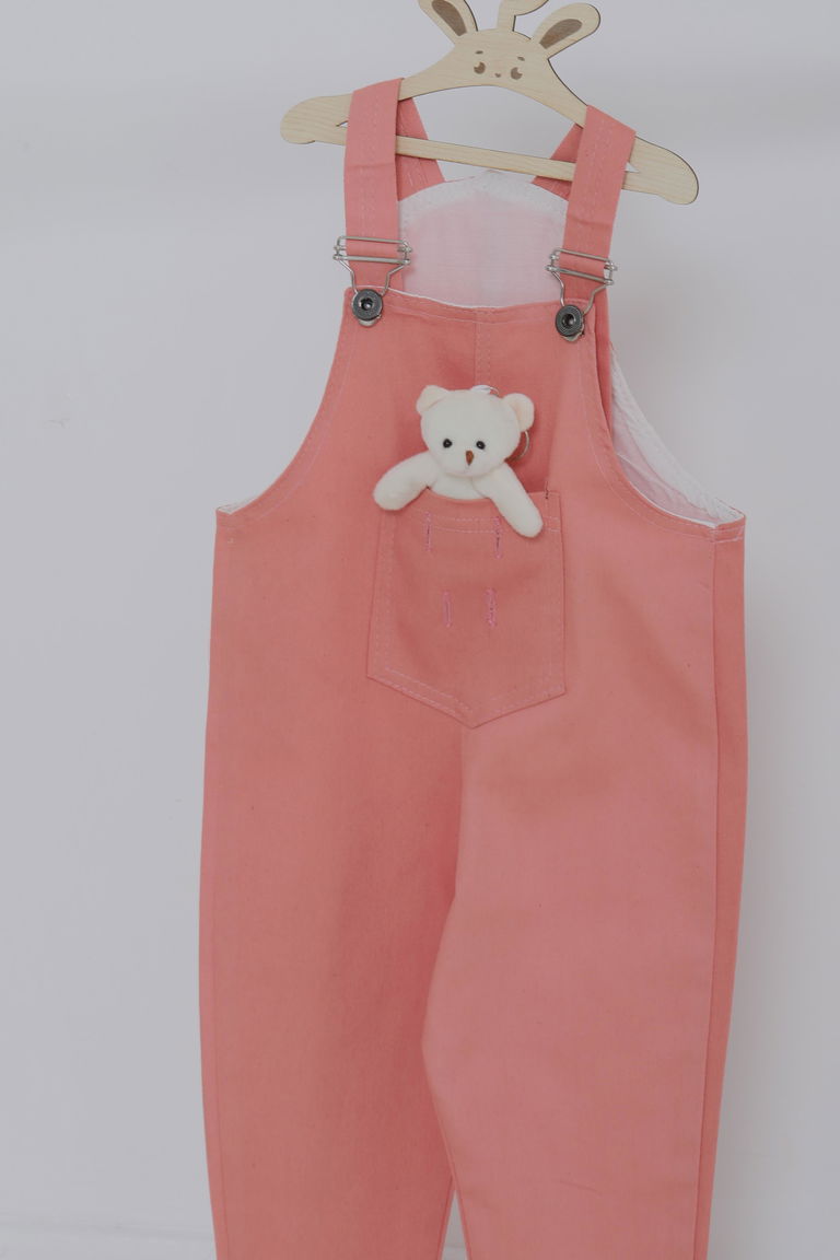 Kız Çocuk Gül Ayıcıklı Slopet - 27064 - TOFİSA