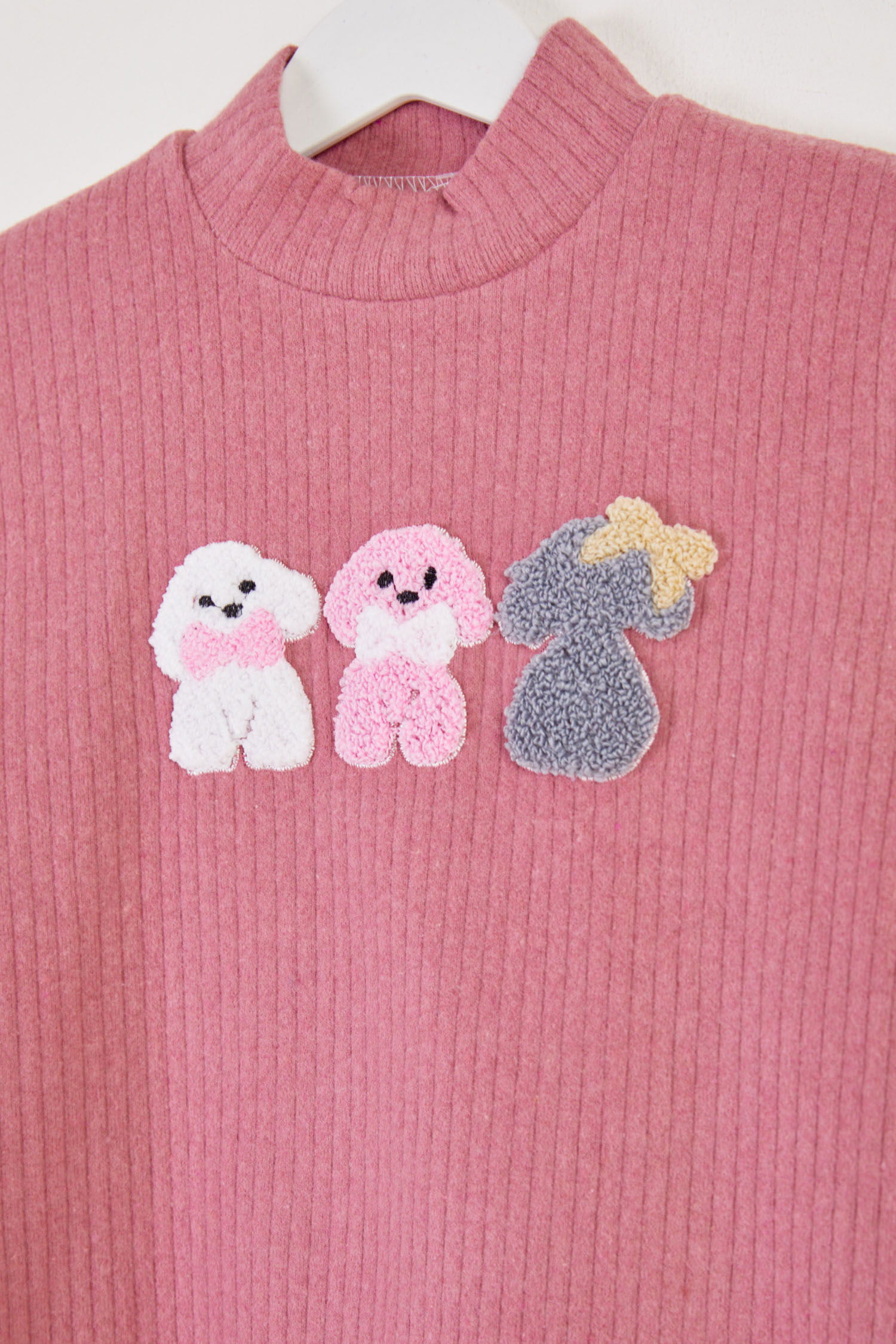 Kız Çocuk Gul Baskılı Pijama Takımı - 26443 - 2