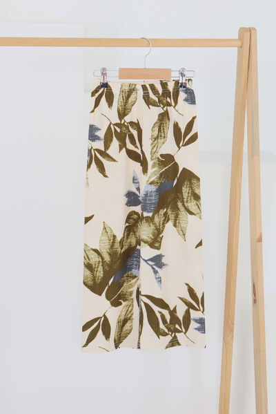 Kız Çocuk Haki Desenli Pantolon - 27381 