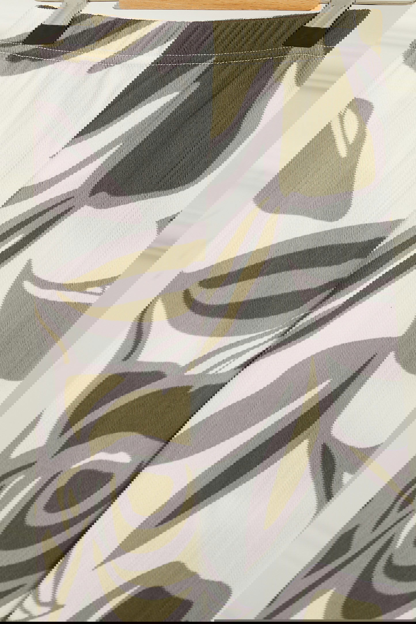 Kız Çocuk Haki Kız Çocuk Desenli Beli Lastikli Pantolon - 26821 - 2