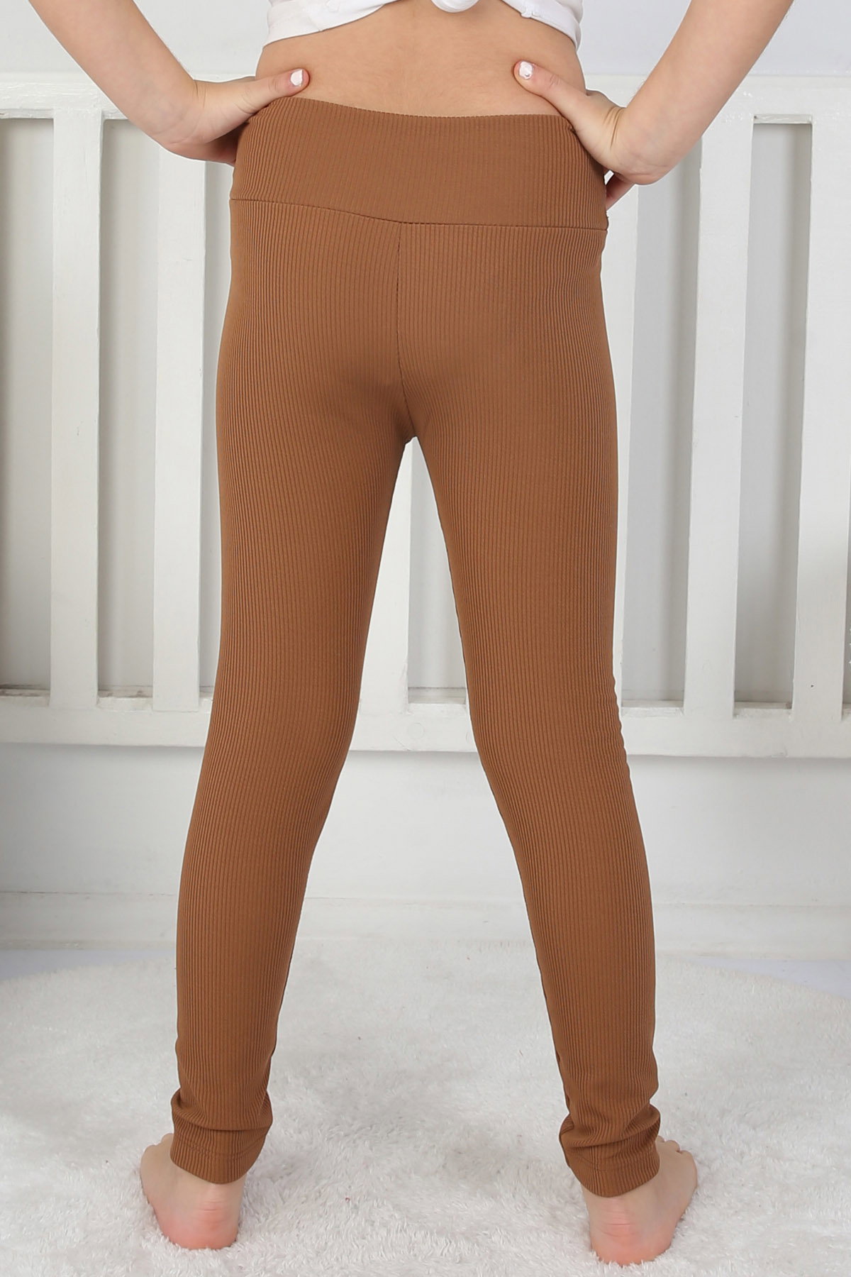 Kız Çocuk Kahve Kız Çocuk Tayt - 26728 - 4