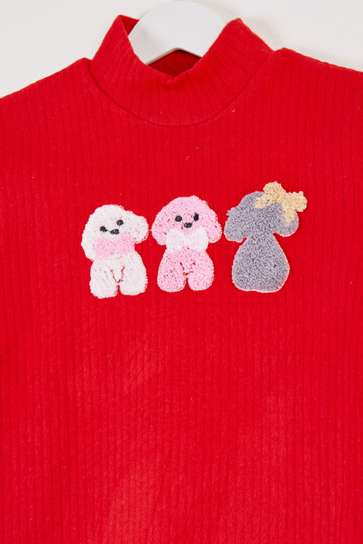 Kız Çocuk Kirmizi Baskılı Pijama Takımı - 26443 - 2