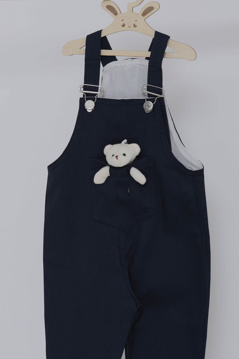 Kız Çocuk Lacivert Ayıcıklı Slopet - 27064 - TOFİSA