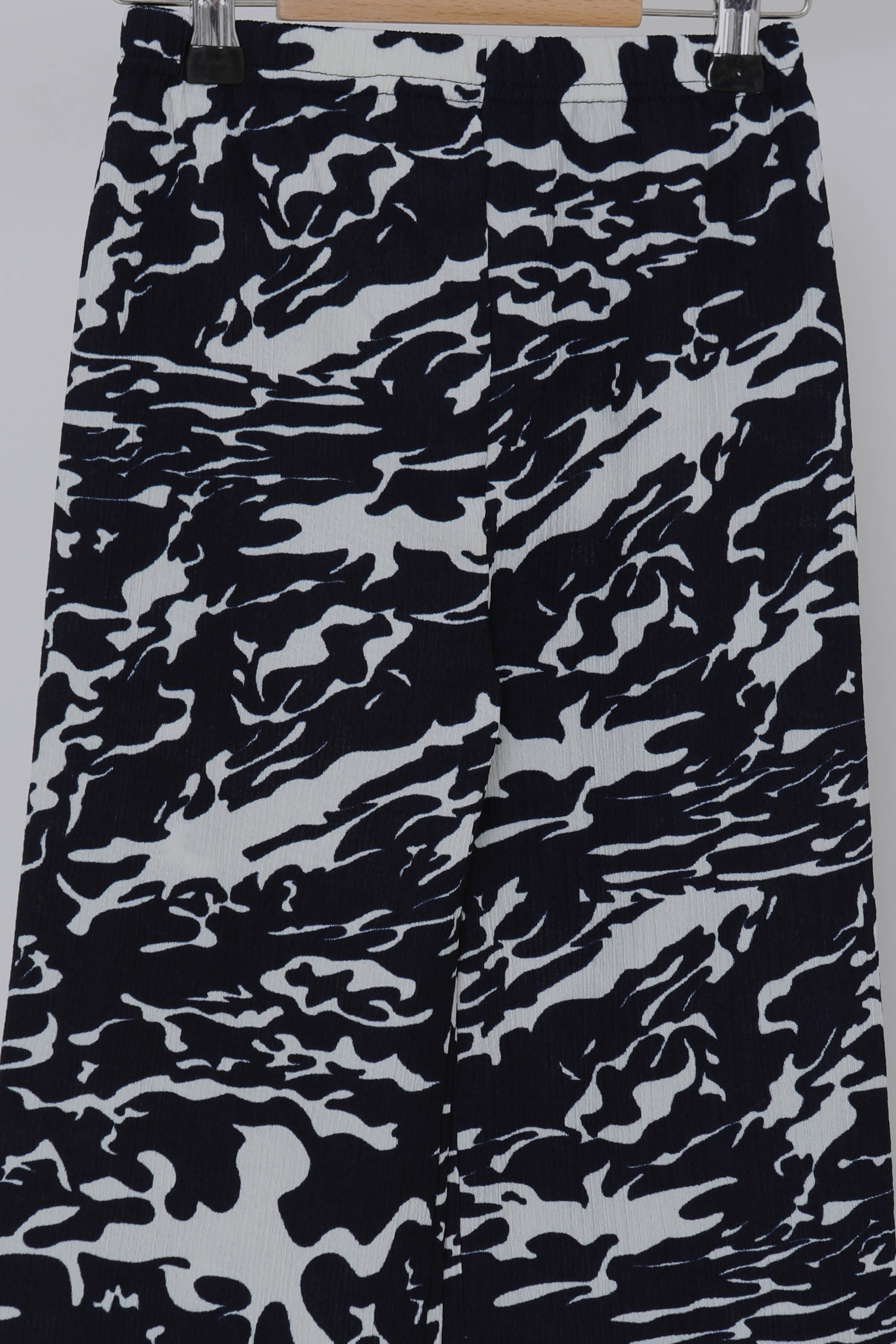 Kız Çocuk Lacivert Leopar Desenli Pijama Altı - 27051 - 2