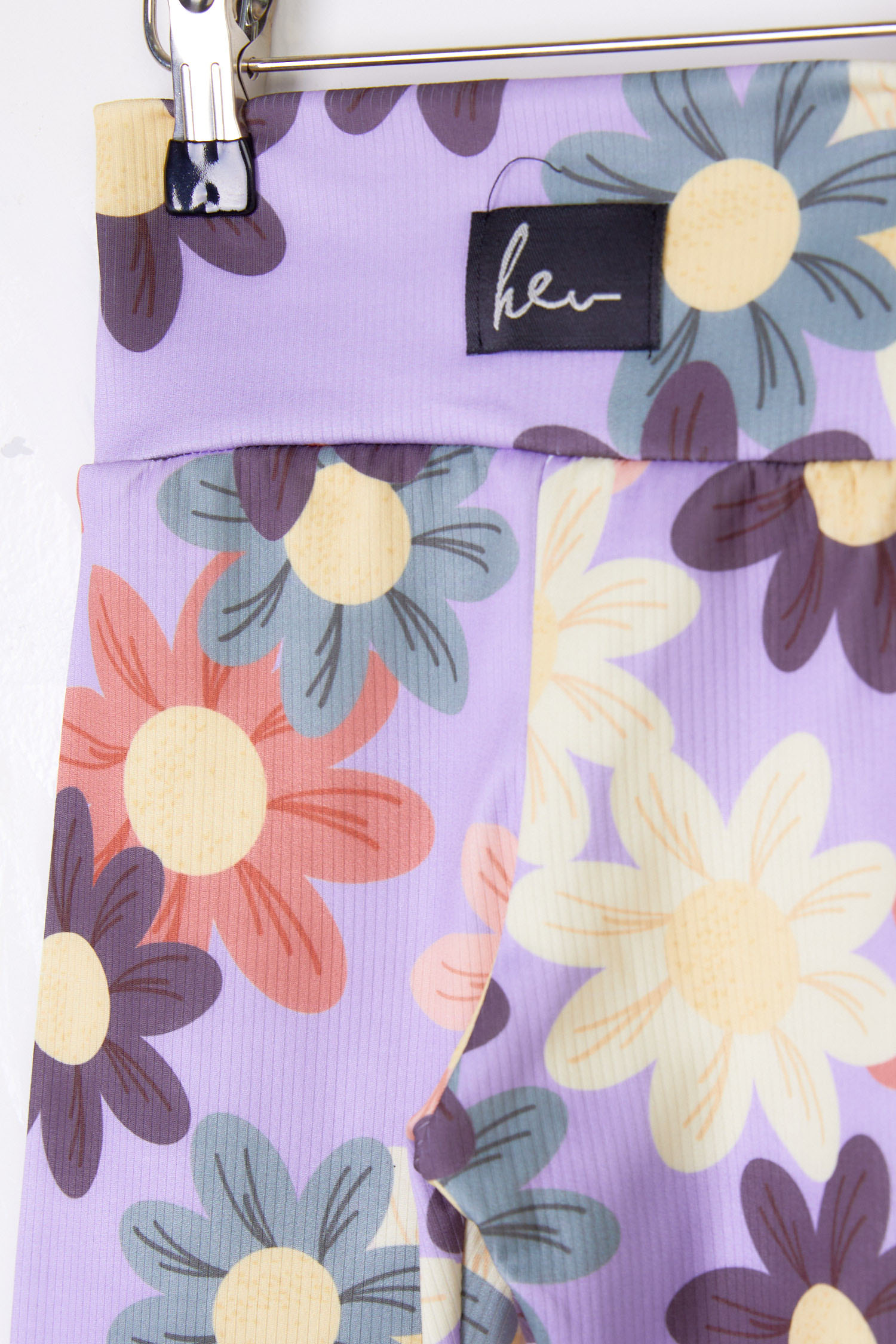 Kız Çocuk Lila Desenli Tayt - 26112 - 2