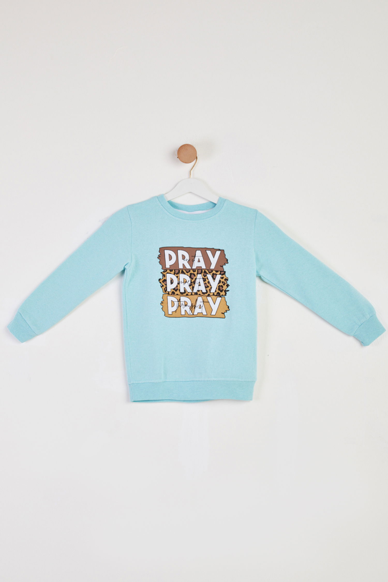 Kız Çocuk Mint Baskılı Sweatshirt - 26442 - 1