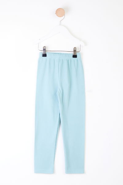 Kız Çocuk Mint Fitilli Tayt - 26089 