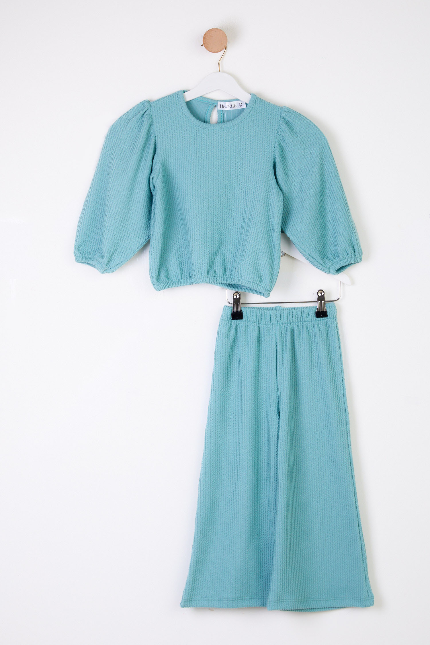 Kız Çocuk Mint İkili Takım - 26098 - 1