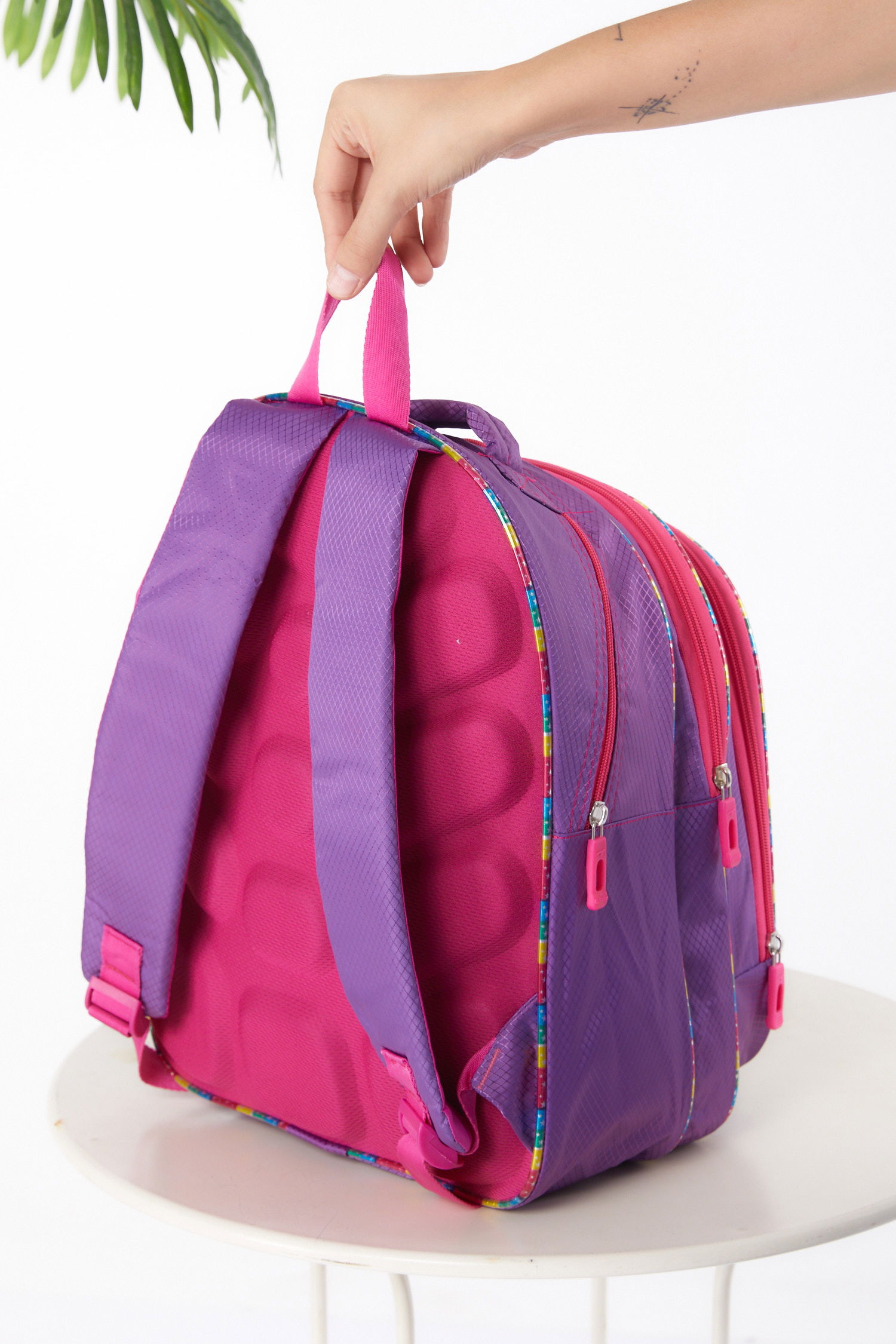 Kız Çocuk Mor Sırt Çantası Beslenme - 26168 - 5