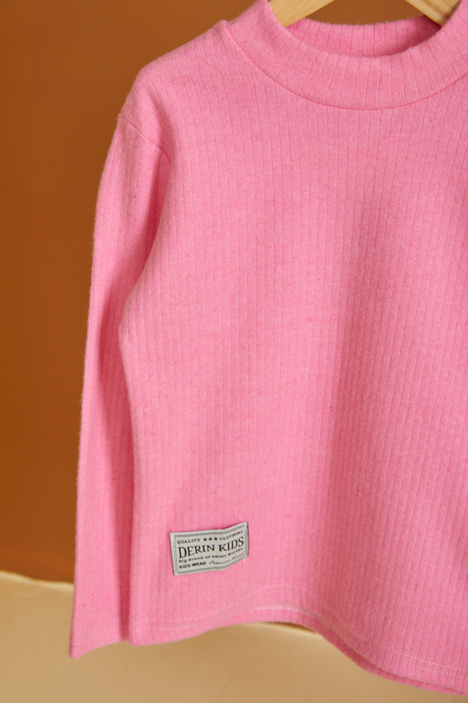 Kız Çocuk Pembe Armalı Fitilli Badi - 26546 - 2
