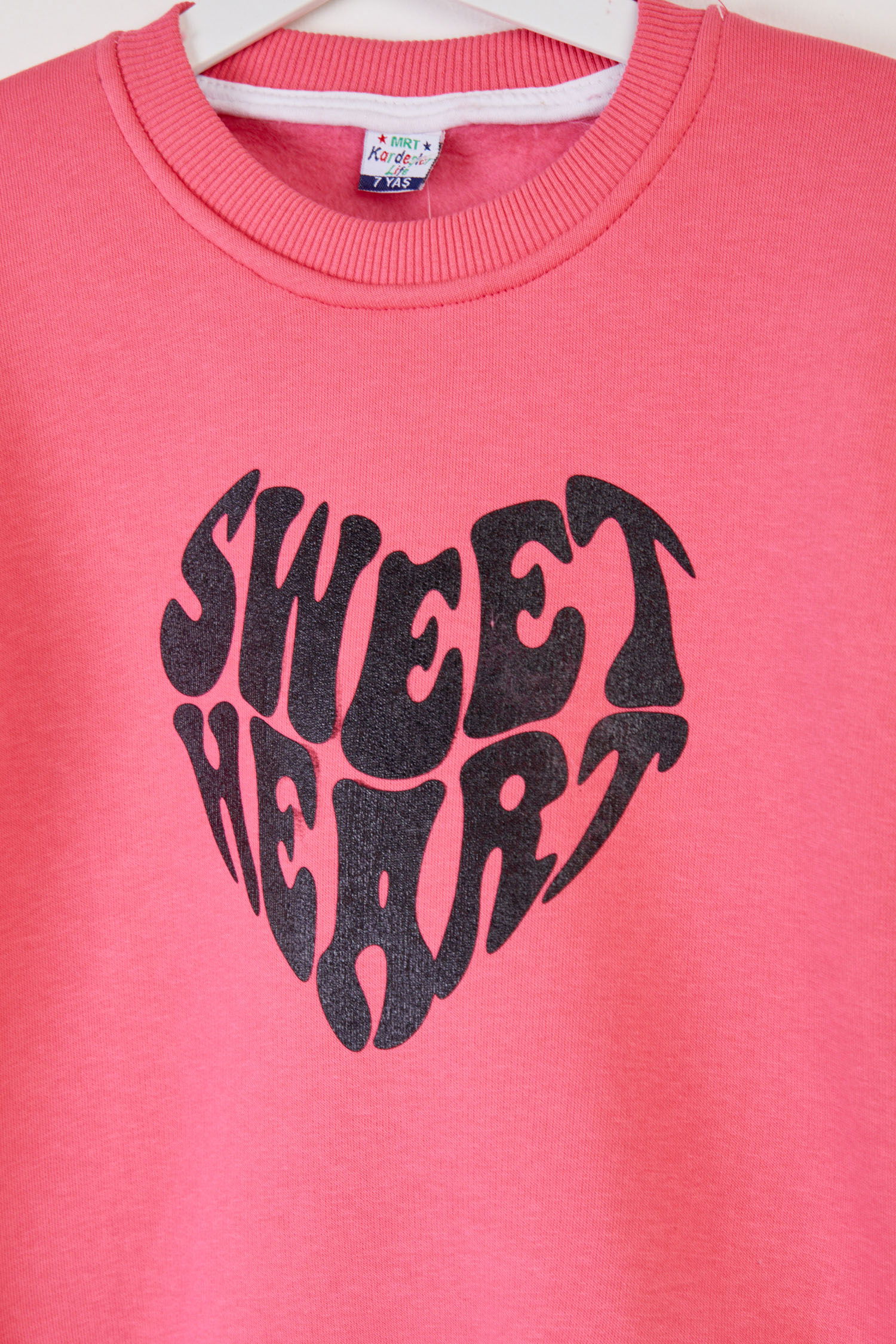 Kız Çocuk Pembe Baskılı İkili Takım - 26436 - 2