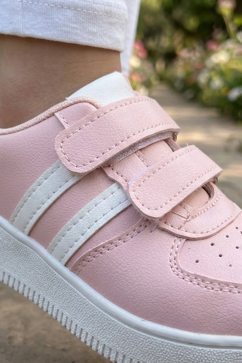 Kız Çocuk Pembe Beyaz AİR Çocuk Spor Ayakkabı - 27479-PEMBE-BEYAZ - 3