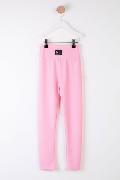 Kız Çocuk Pembe Dar Paça Tayt - 25509 