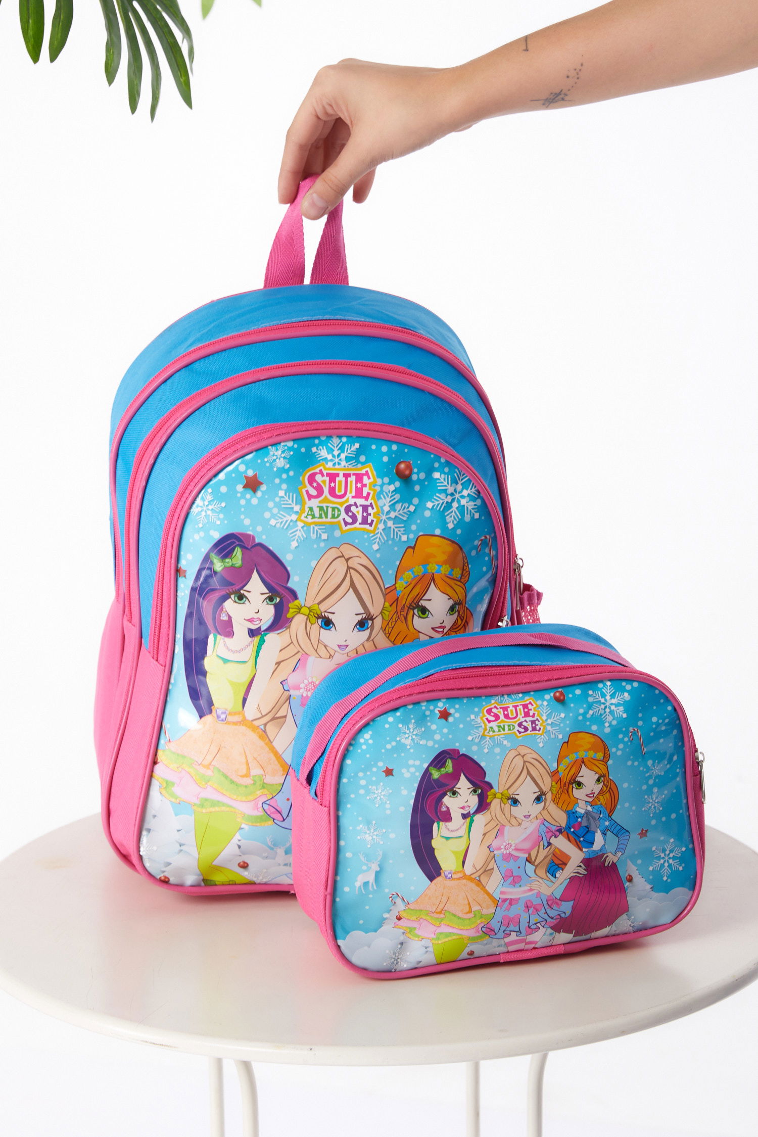 Kız Çocuk Pembe Sırt Çantası Beslenme - 26167 - 1