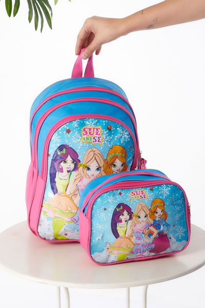 Kız Çocuk Pembe Sırt Çantası Beslenme - 26167 