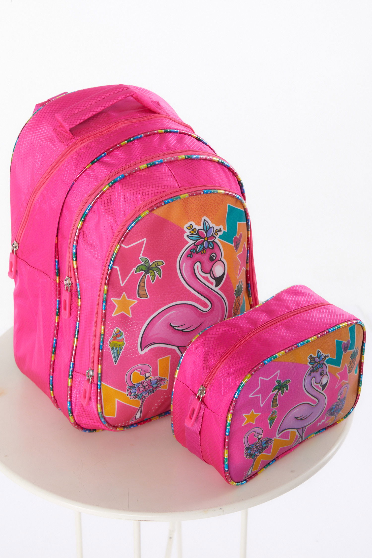 Kız Çocuk Pembe Sırt Çantası Beslenme - 26168 - 2