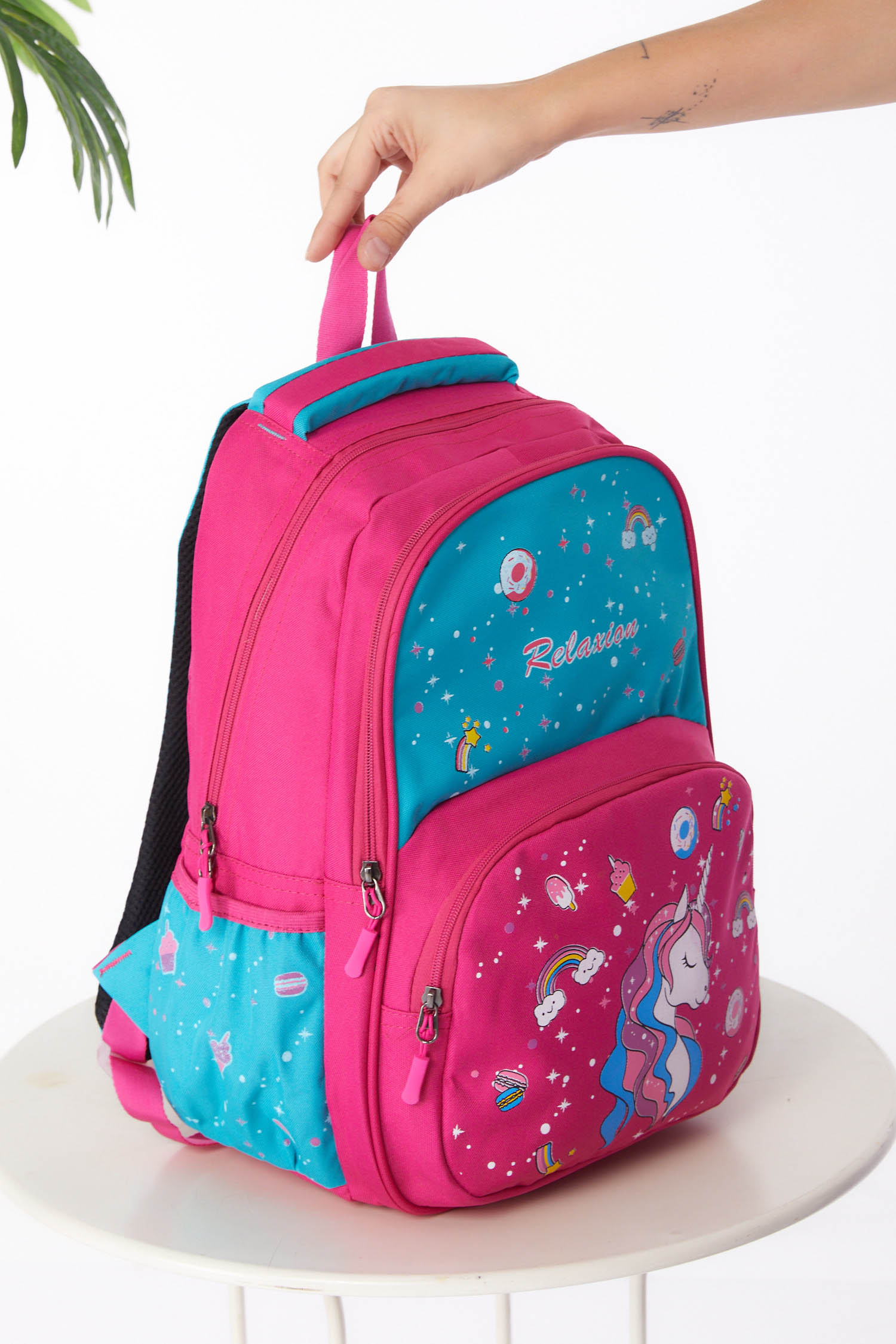 Kız Çocuk Pembe Sırt Çantası Beslenme - 26172 - 2