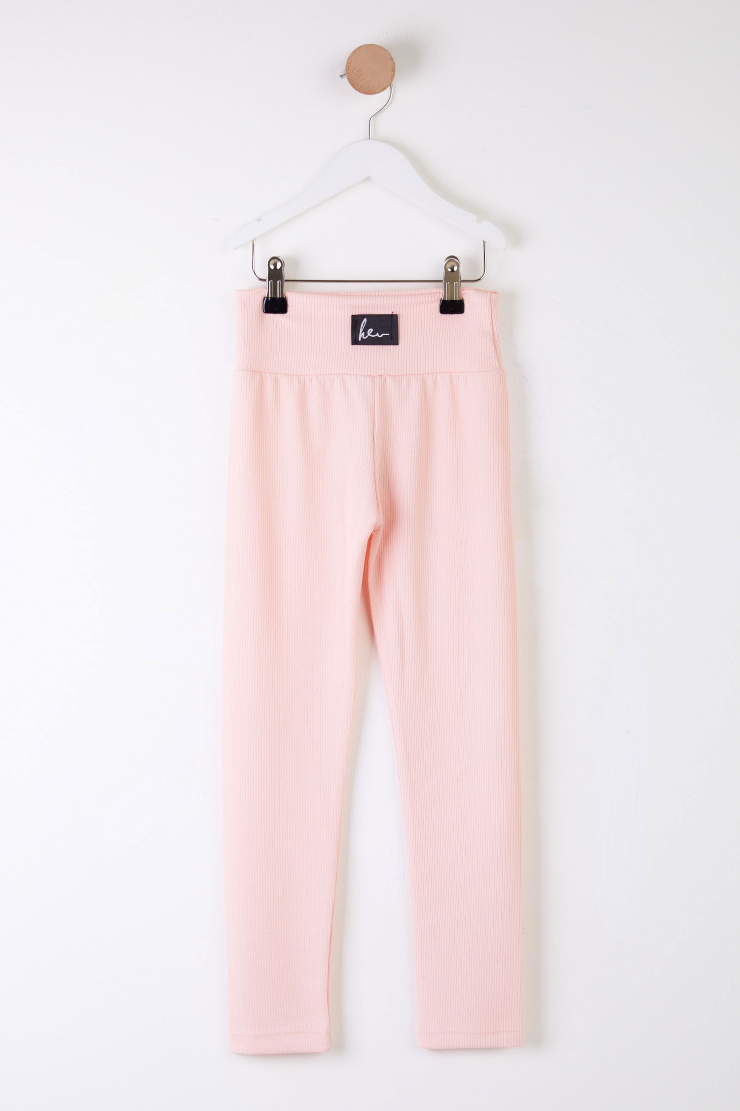 Kız Çocuk Pudra Dar Paça Tayt - 25509 - 1