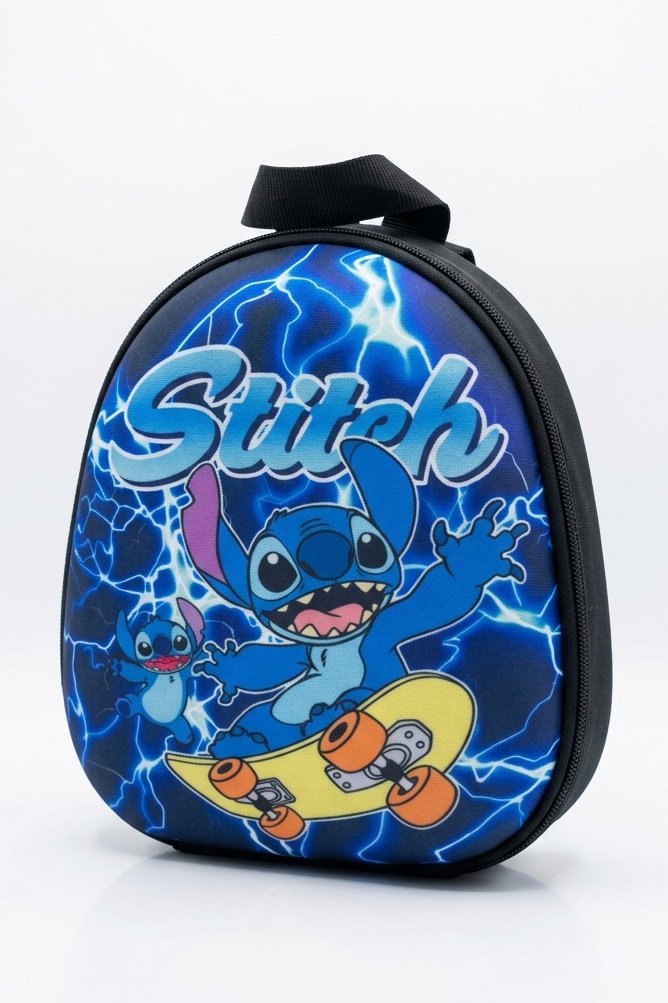 Kız Çocuk Siyah Baskılı Sırt Çantası - 28367-SIYAH - 1