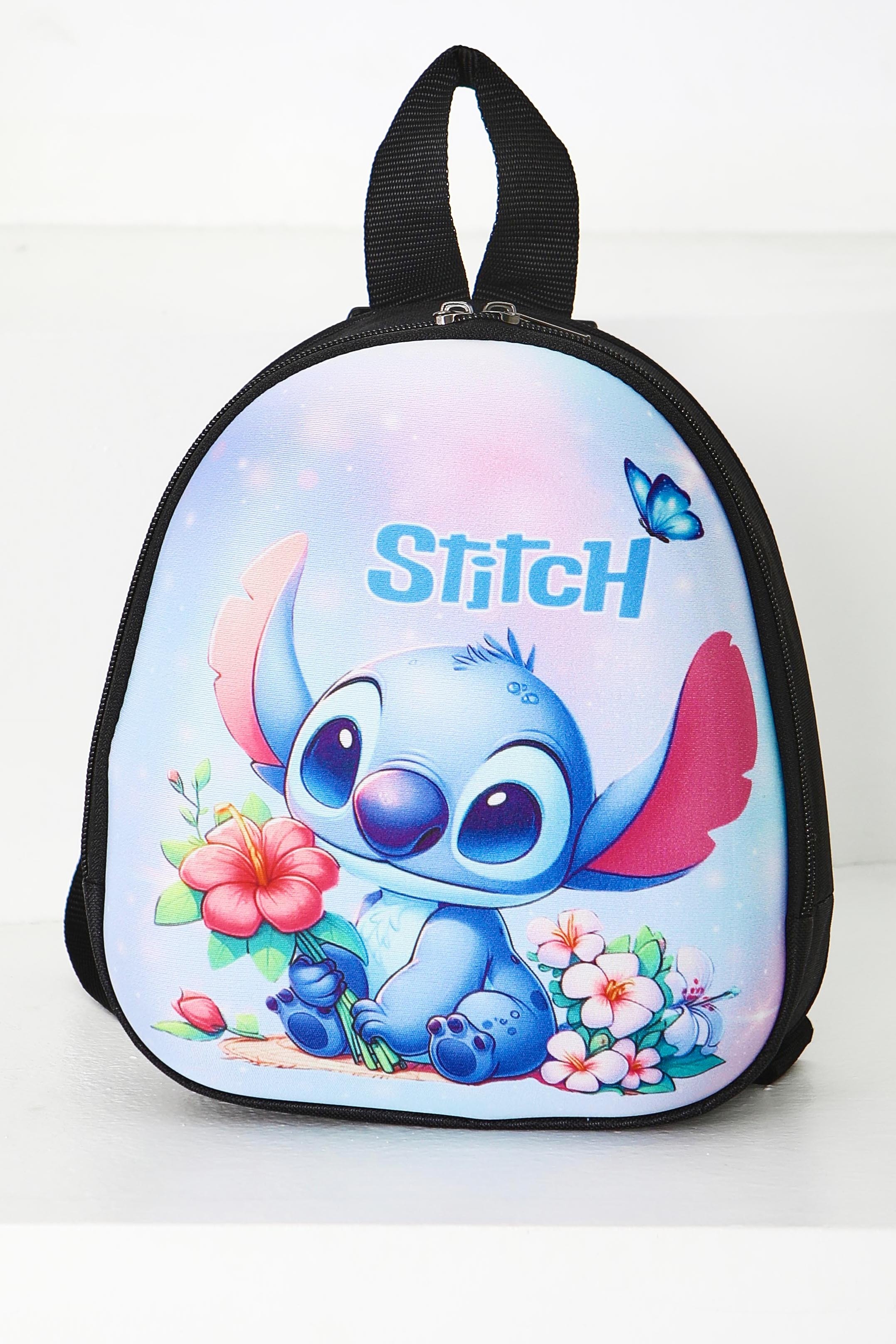 Kız Çocuk Siyah Baskılı Sırt Çantası - 28369-SIYAH - 1