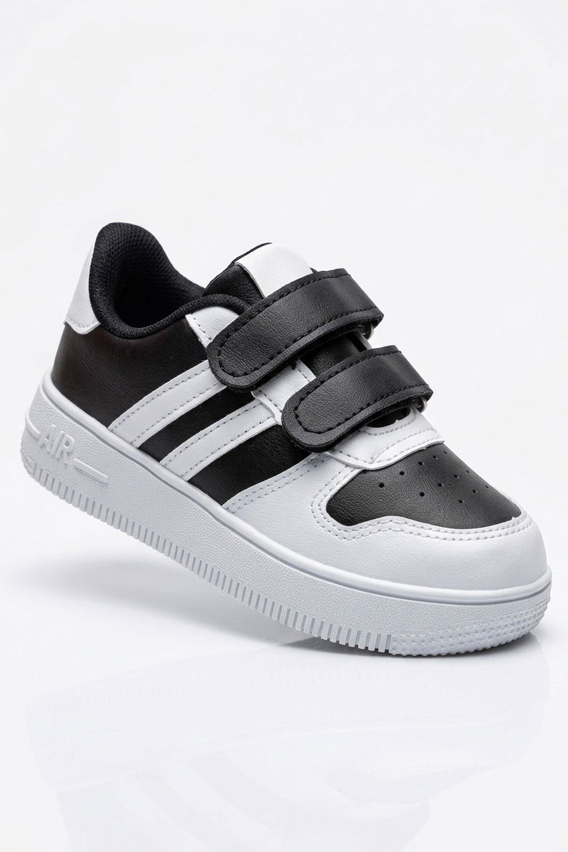 Kız Çocuk Siyah-beyaz-beyaz Renkli Bebek Ayakkabı - 27483-SIYAH-BEYAZ-BEYAZ - 1