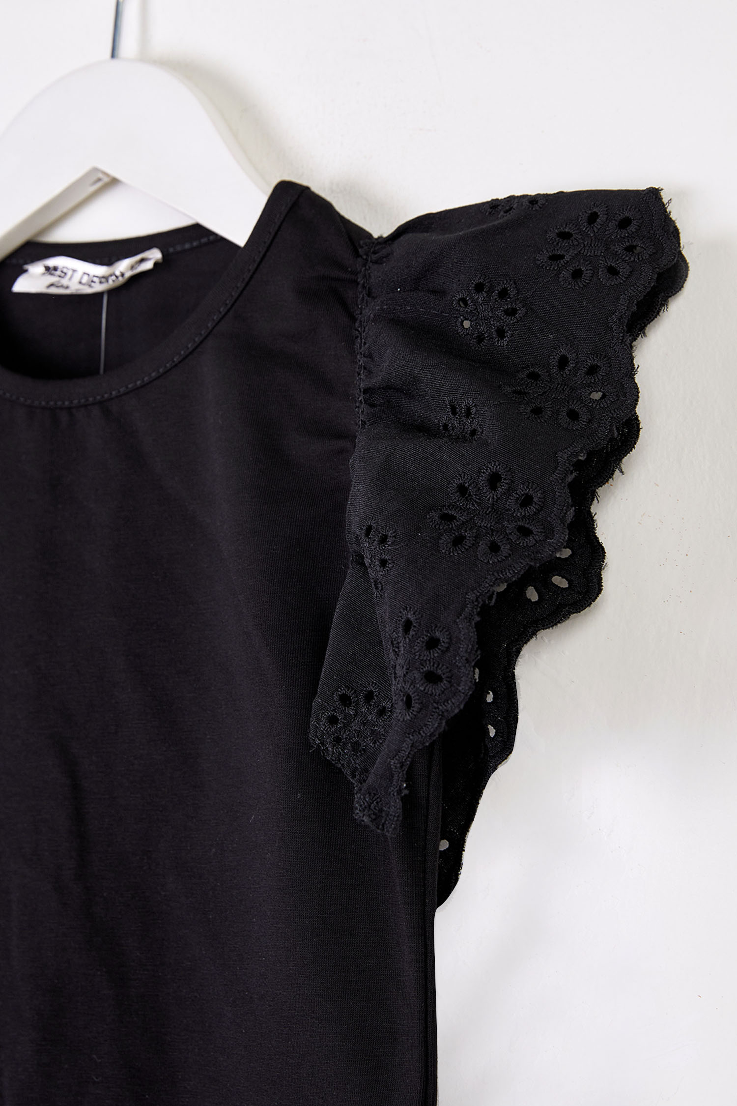 Kız Çocuk Siyah Çıtçıtlı Body - 25786 - 2