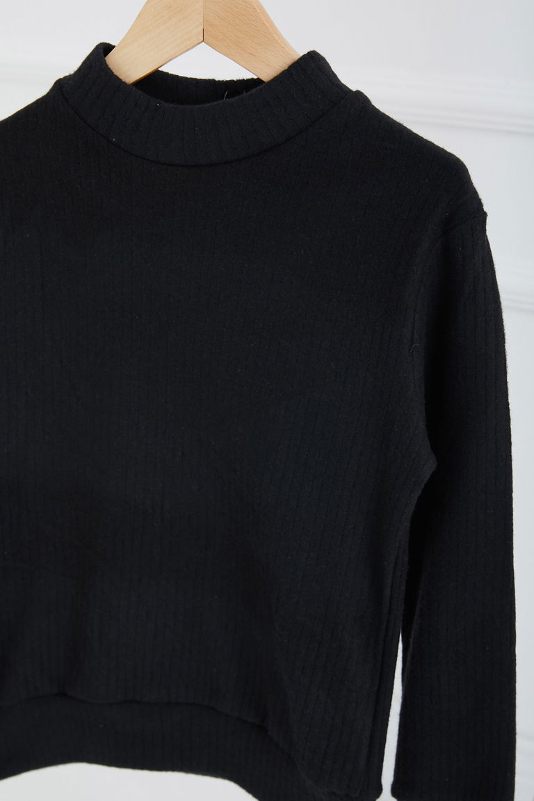 Kız Çocuk Siyah Ribana Badi - 26677 - TOFİSA