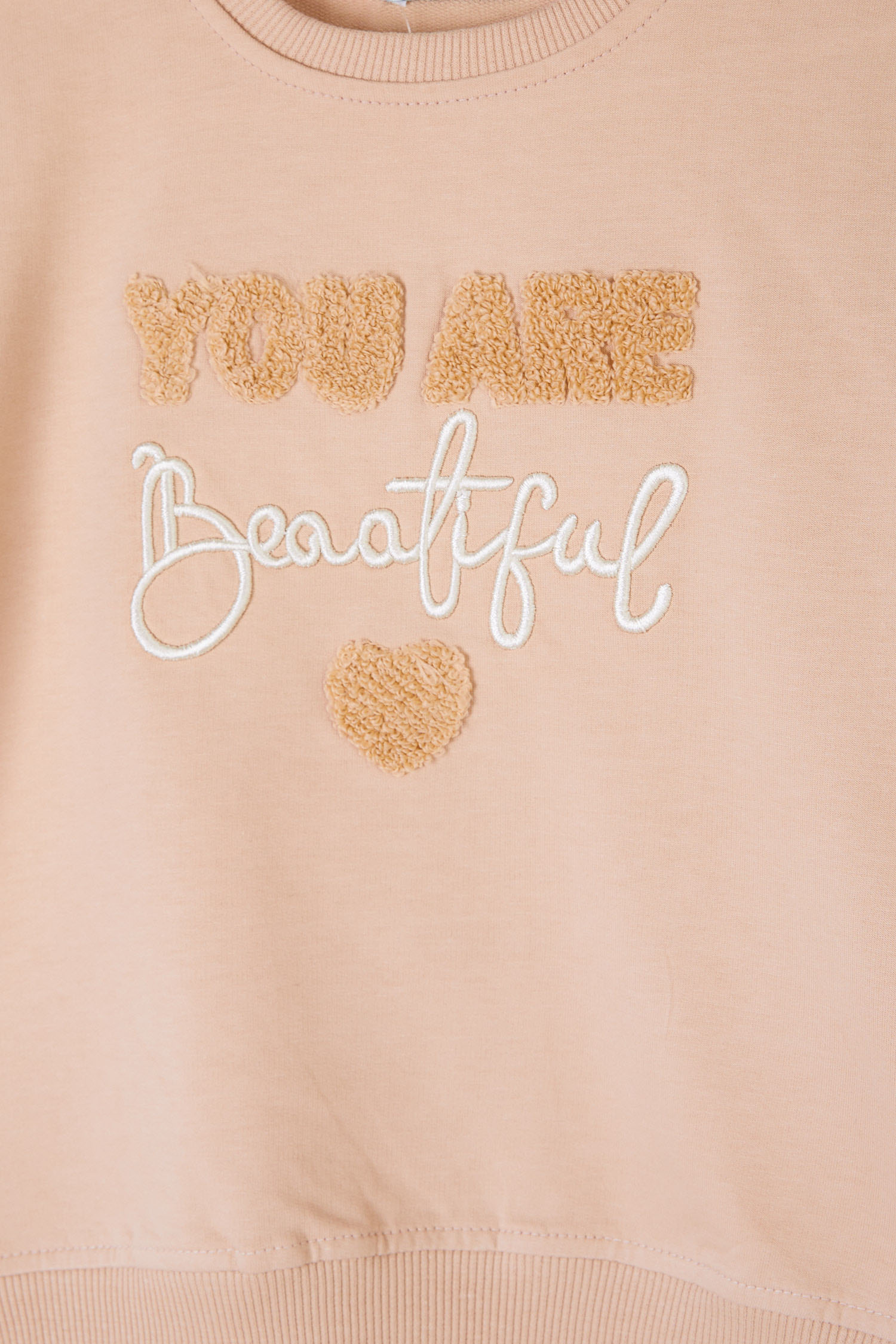 Kız Çocuk Vizon Beautiful Sweatshirt - 26105 - 2