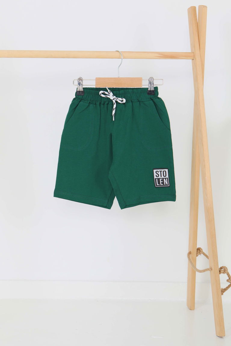 Kız Çocuk Zümrüt Baskılı Şort - 27335 - TOFİSA