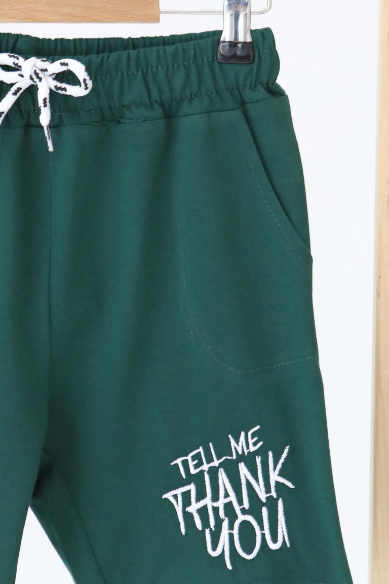 Kız Çocuk Zümrüt Baskılı Şort - 27337 - TOFİSA