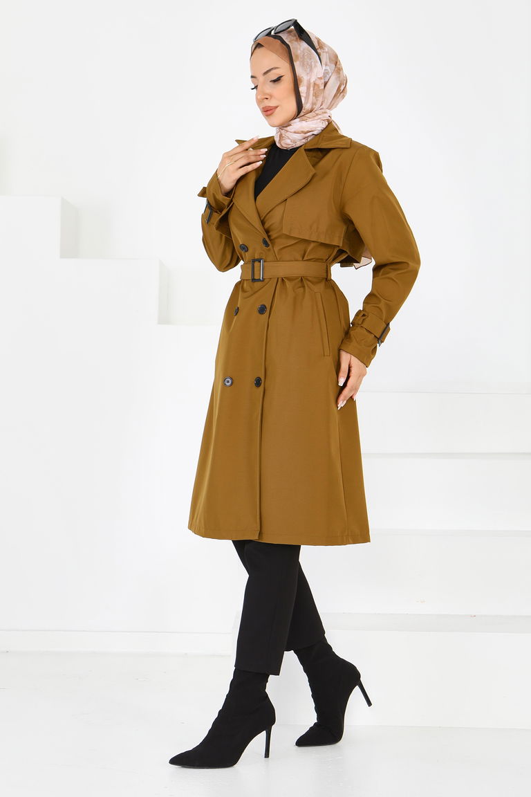 Kol Kemer Detaylı Treçkot - 27599 - TOFİSA