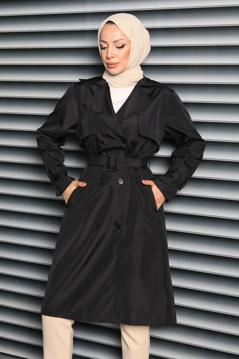 Kol Kemer Detaylı Treçkot - 27599 - TOFİSA