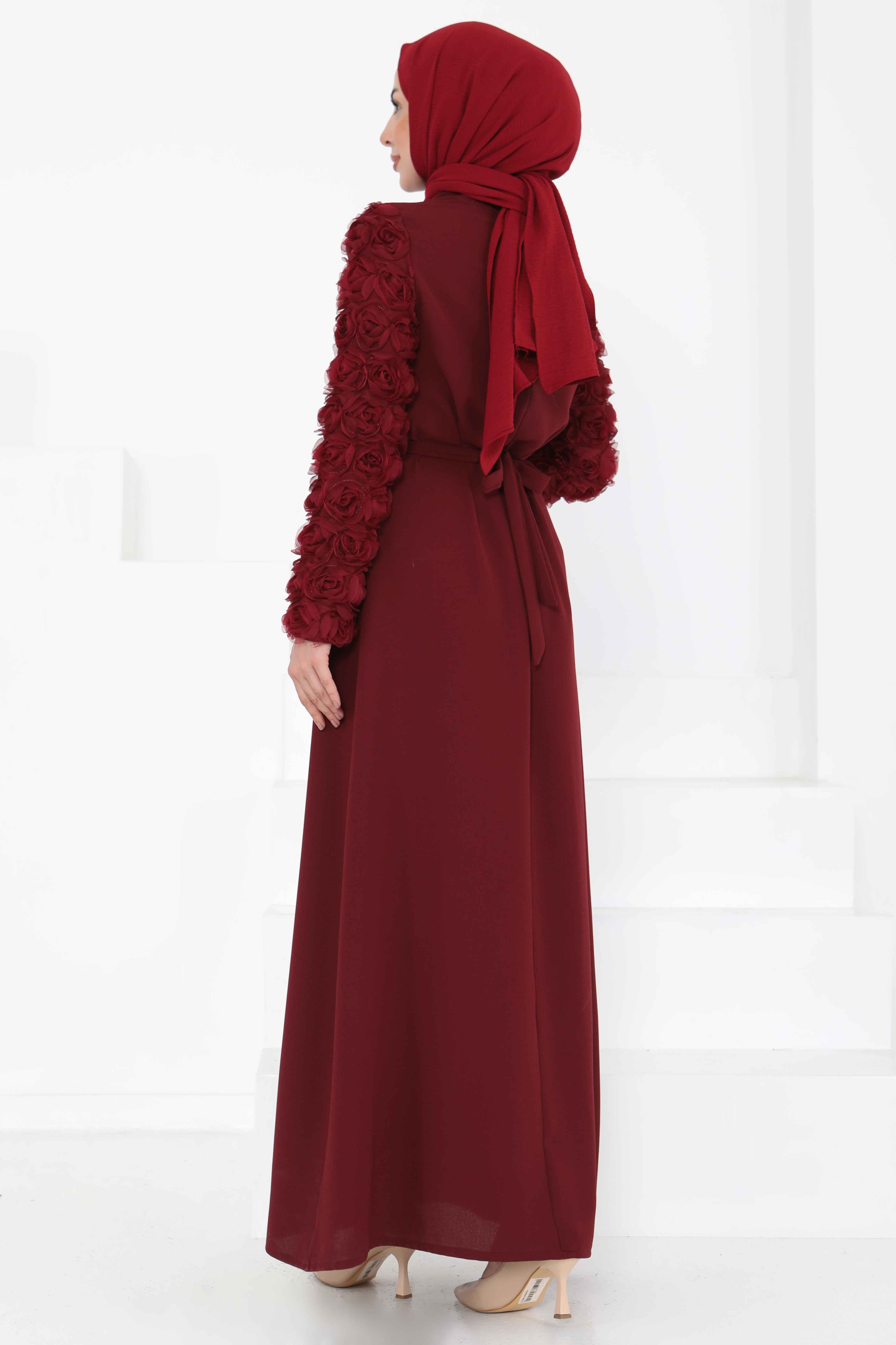 Kolu Güllü Elbise - 27185 - 13