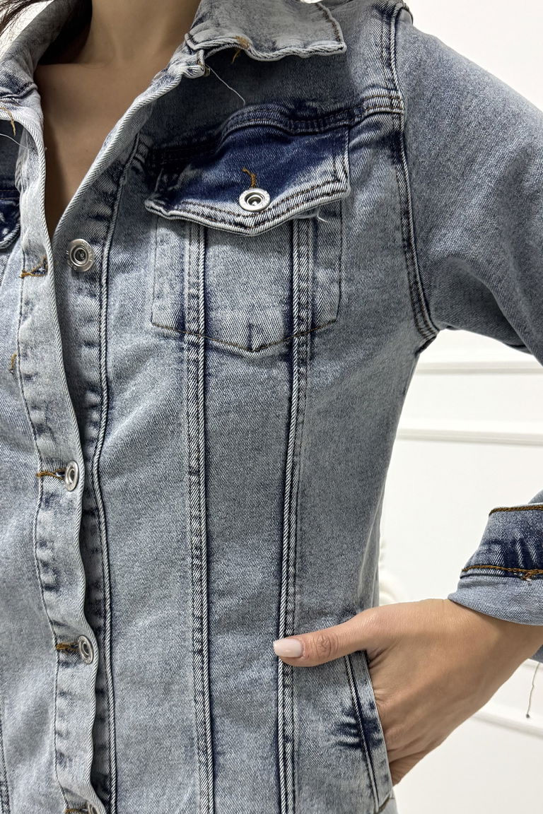 Kot Ceket Acik Mavi - 26733 - TOFİSA