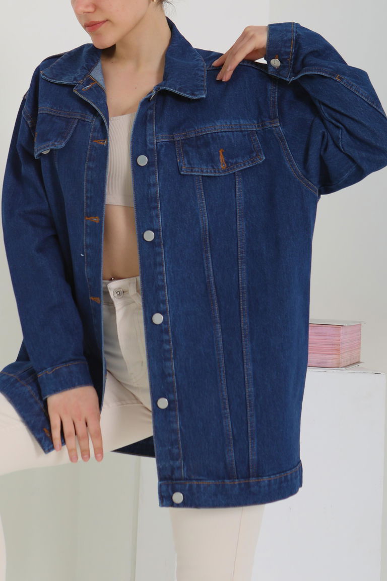 Kot Ceket Koyu Mavi - 26771 - TOFİSA