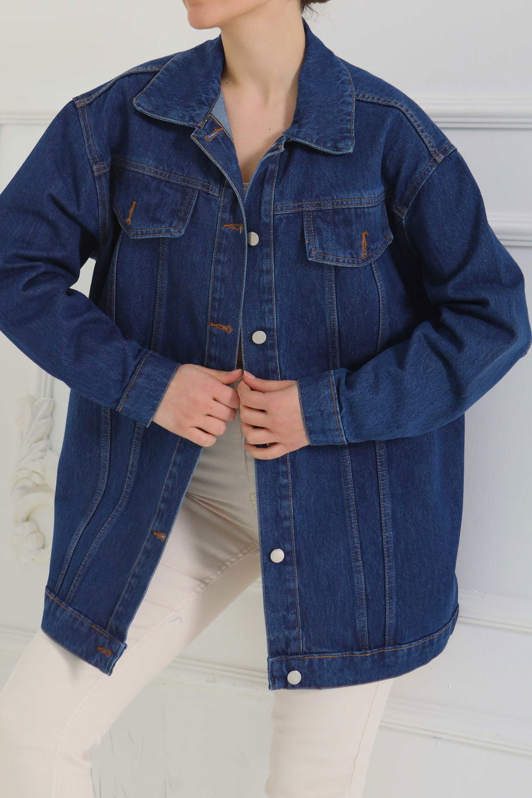 Kot Ceket Koyu Mavi - 26771 - TOFİSA