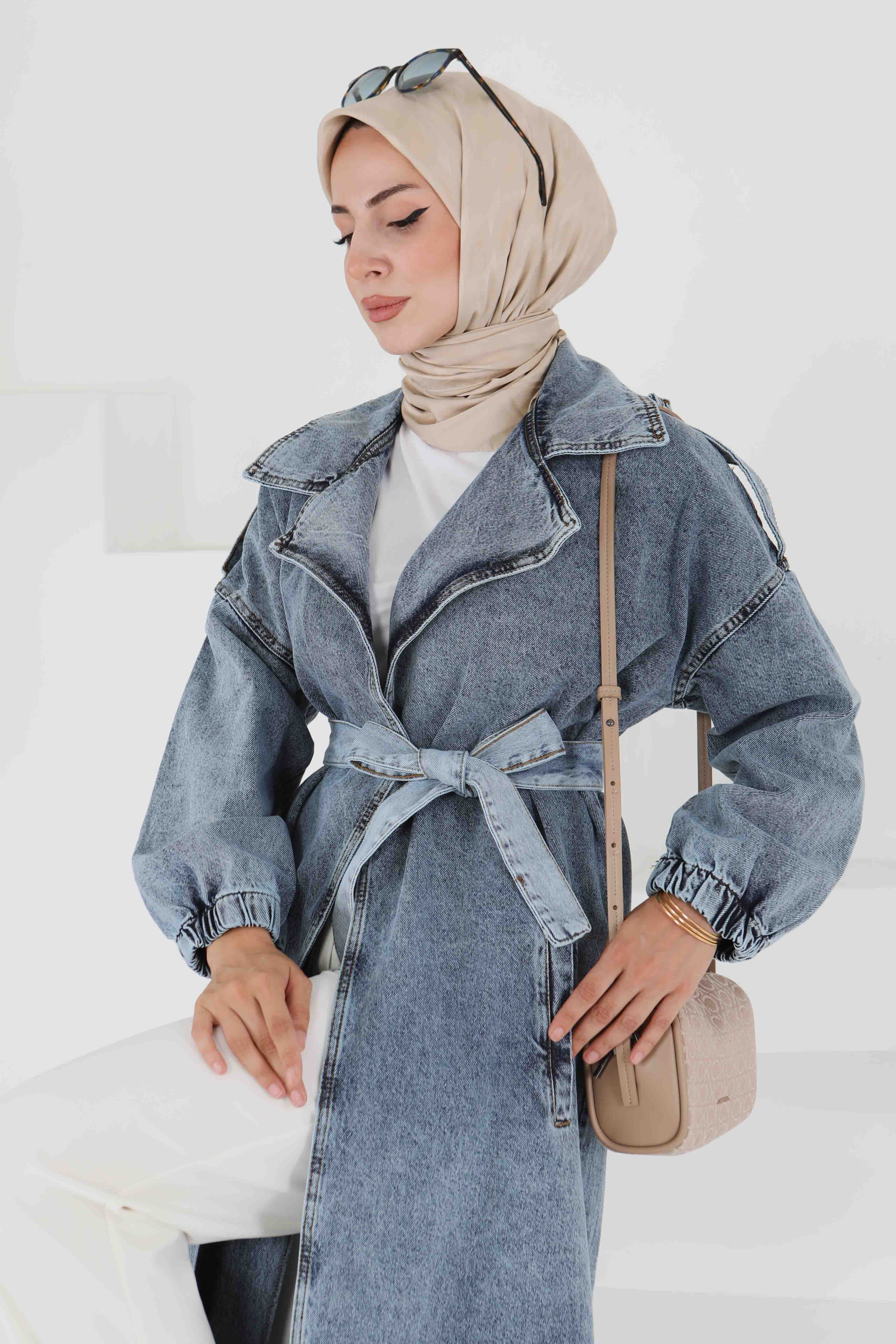 Kot Kuşaklı Trençkot - 27444 - 2