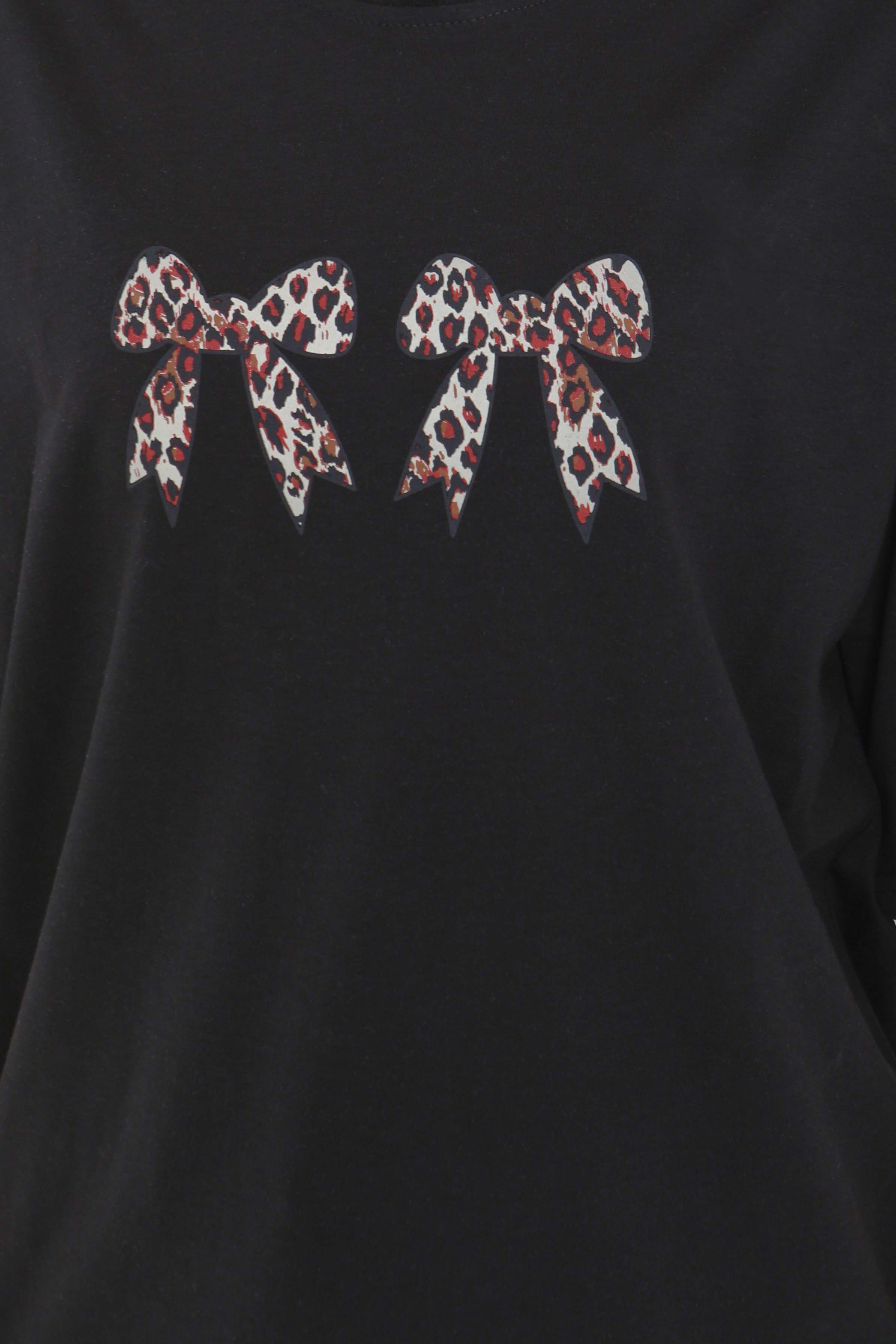 Kurdale Baskılı Kısa Kollu T-Şhirt Siyah - 27120 - 6