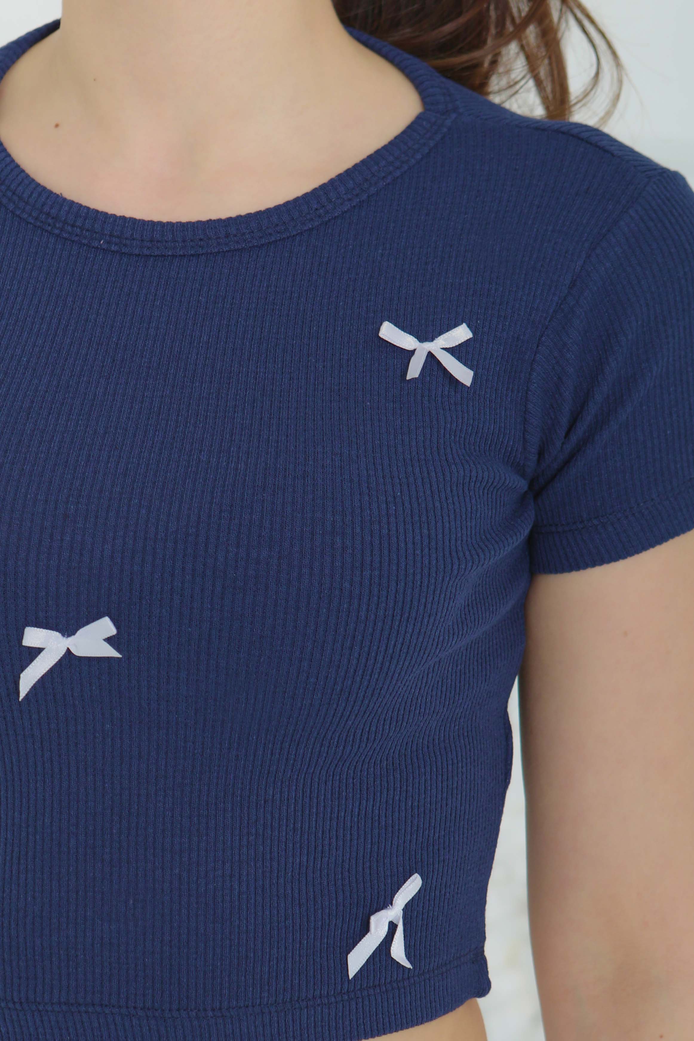 Kurdale Detaylı Bady Lacivert - 27142 - 6