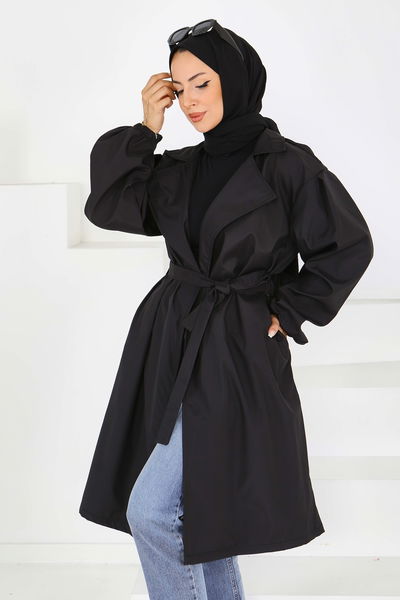 Kuşaklı Trençkot - 27603 