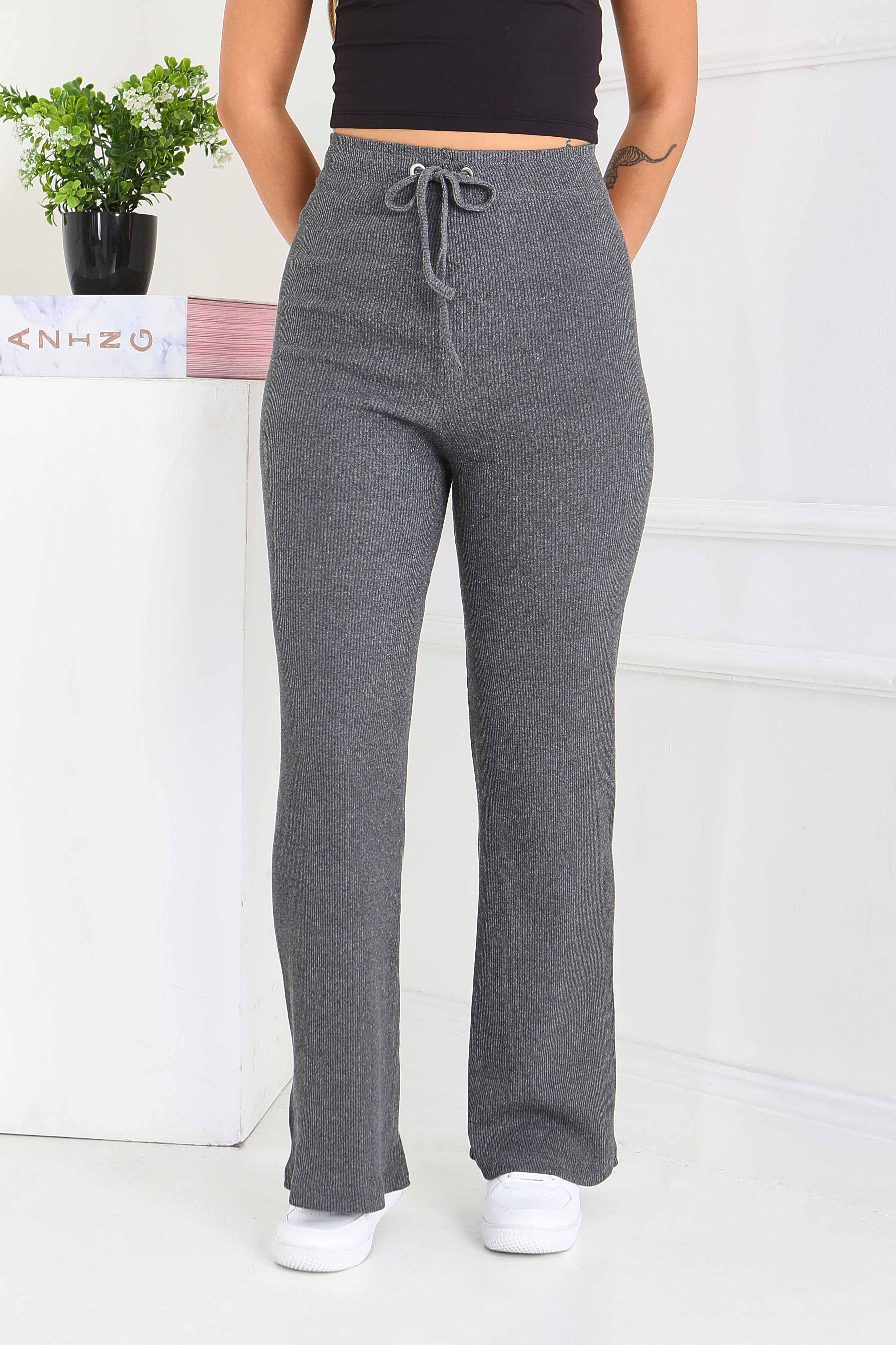 Kuşgözlü Pantolon Füme - 27133 - 4