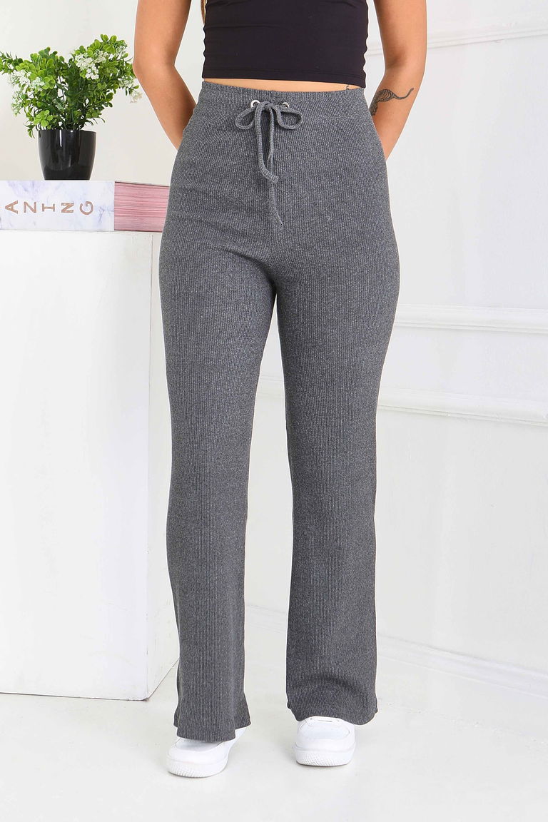 Kuşgözlü Pantolon Füme - 27133 - TOFİSA