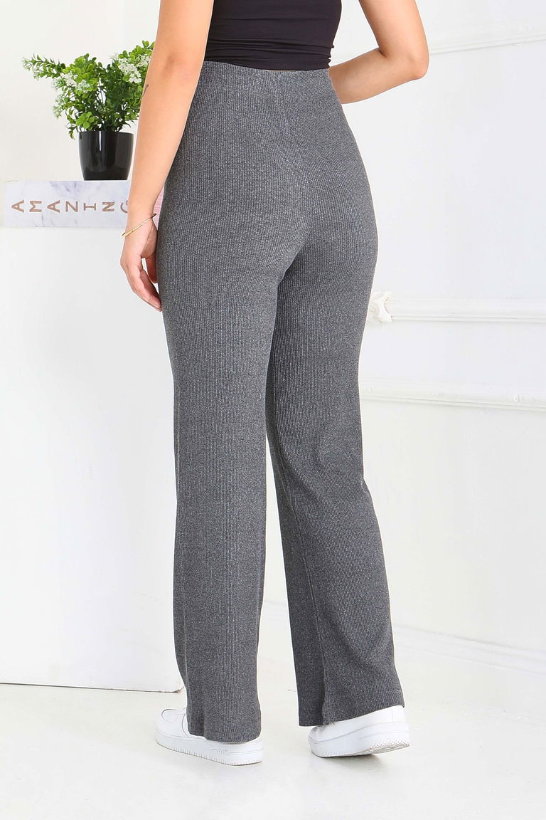 Kuşgözlü Pantolon Füme - 27133 - TOFİSA