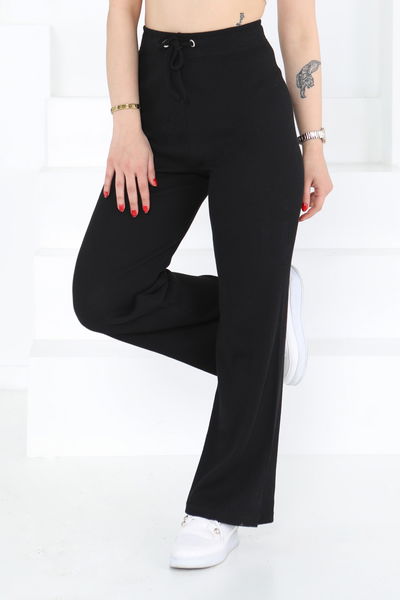 Kuşgözlü Pantolon Siyah - 27133 