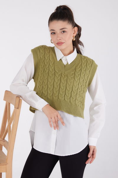Mini Salaş Triko Süveter - 27646 